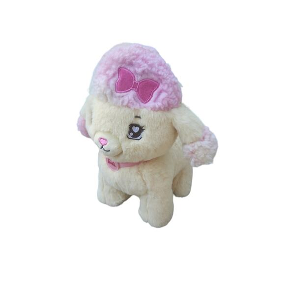Mattel Barbie Salon Pet Poodle Adventure Stuffed Animal Toy Plush 9 Inch 2023 - Picture 1 of 10